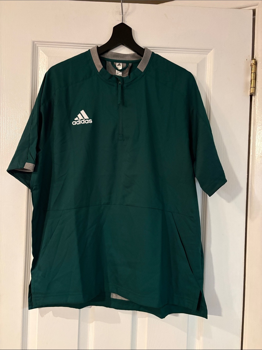 Adidas Green Athletic Pullover Top